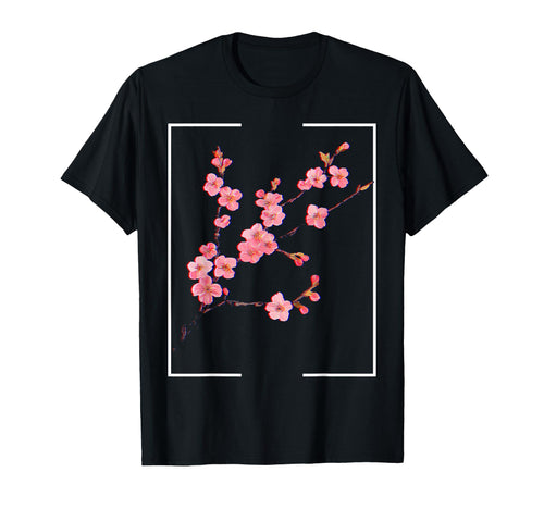 Cherry Blossom Japanese Aesthetic T-Shirt - Unique Graphic Unisex - T-Shirt, Sweatshirt, Hoodie