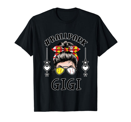 Baseball Grandma Ballpark Gigi T-Shirt - Casual Everyday Wear for Adults - T-Shirt, Sweatshirt, Hoodie