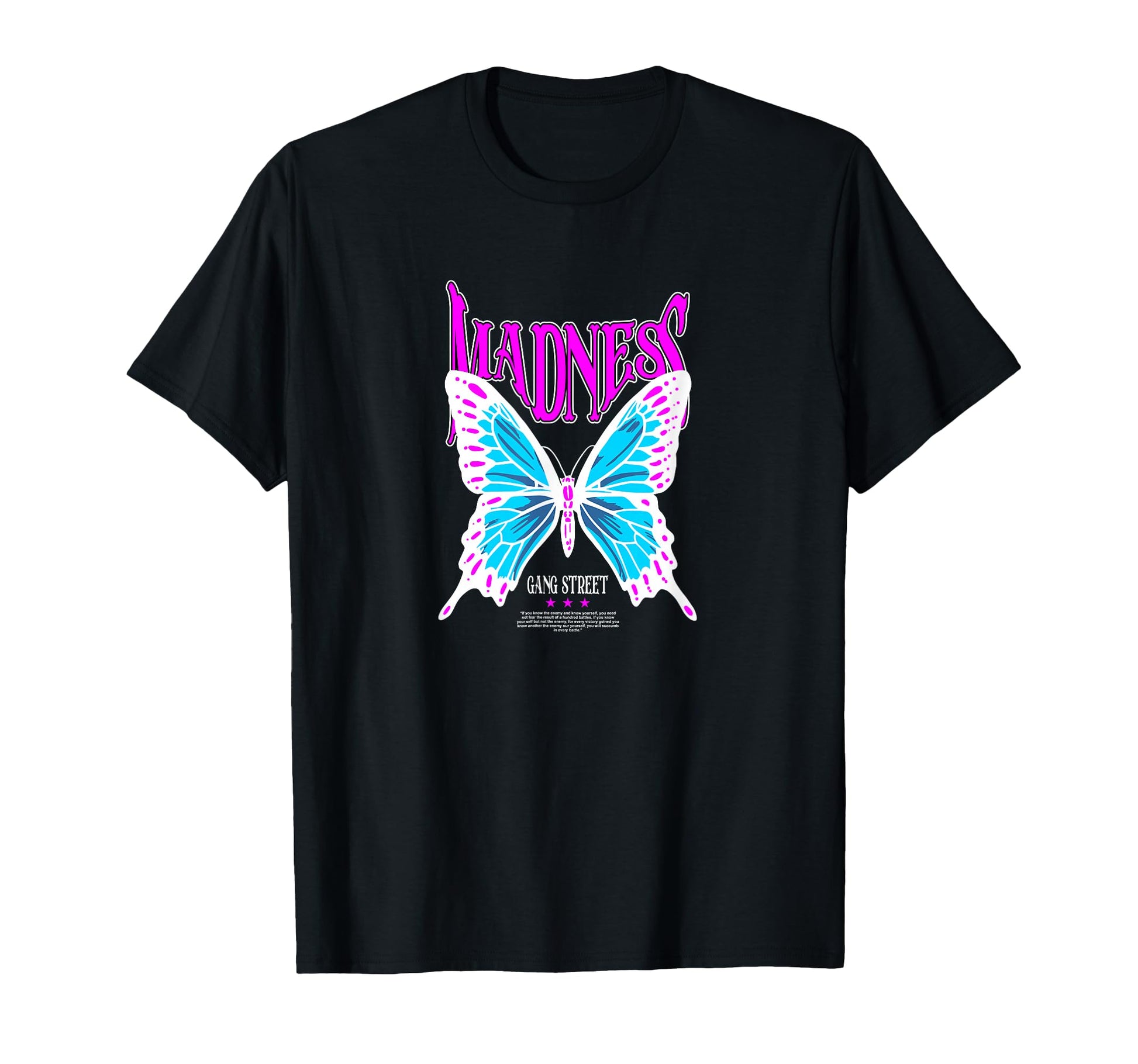 Butterfly Madness Y2K Grunge Aesthetic T-Shirt - Custom Art Print Unisex - T-Shirt, Sweatshirt, Hoodie