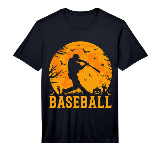 Baseball Player Halloween Spooky T-Shirt - Streetwear Style Unisex - T-Shirt, Sweatshirt, Hoodie