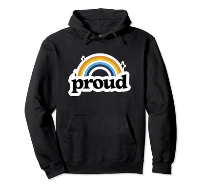Proud Aroace Aro Ace Pride Flag Rainbow Hoodie - Fun Novelty Design Unisex - T-Shirt, Sweatshirt, Hoodie