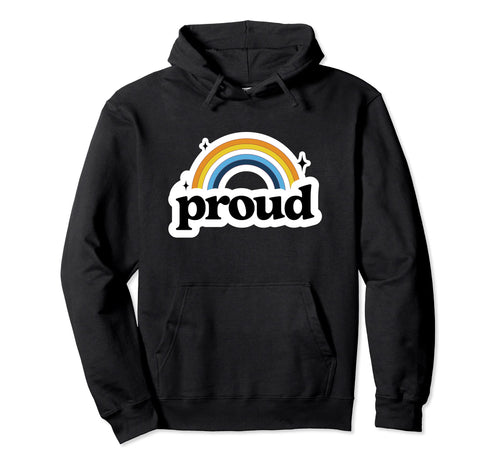 Proud Aroace Aro Ace Pride Flag Rainbow Hoodie - Fun Novelty Design Unisex - T-Shirt, Sweatshirt, Hoodie