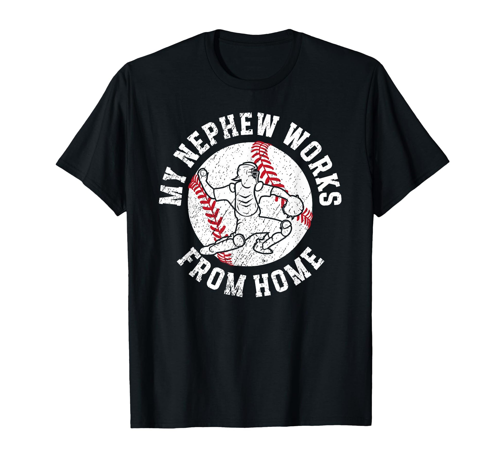 Funny Baseball Catcher Aunt Baseball T-Shirt - Custom Art Print Men Women - T-Shirt, Sweatshirt, Hoodie