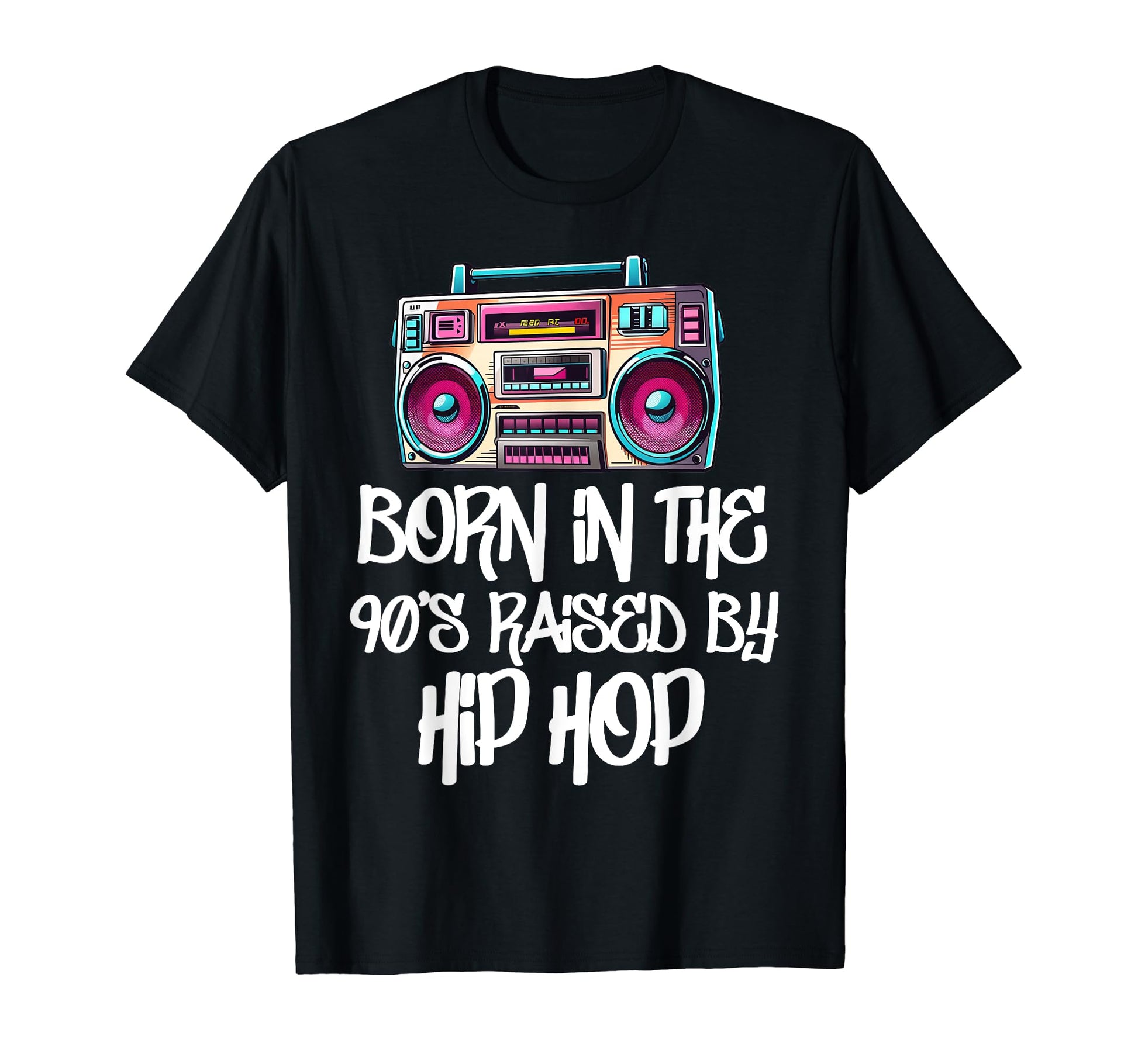 Hip Hop Old School 90S Born Rap Music T-Shirt - Minimalist Print for Adults - T-Shirt, Sweatshirt, Hoodie