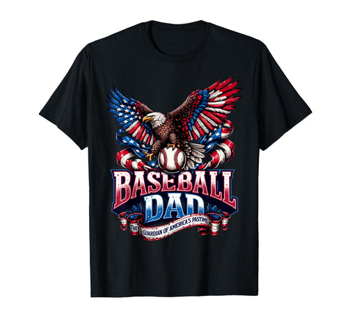 Baseball Fathers Day Usa Patriotic T-Shirt - Unique Graphic Unisex - T-Shirt, Sweatshirt, Hoodie