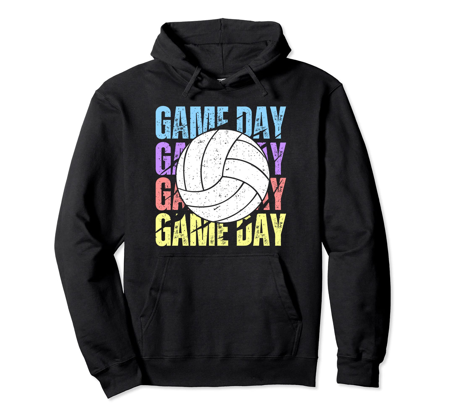 Game Day Volleyball Lovers Mom Hoodie - Minimalist Print for Adults - T-Shirt, Sweatshirt, Hoodie