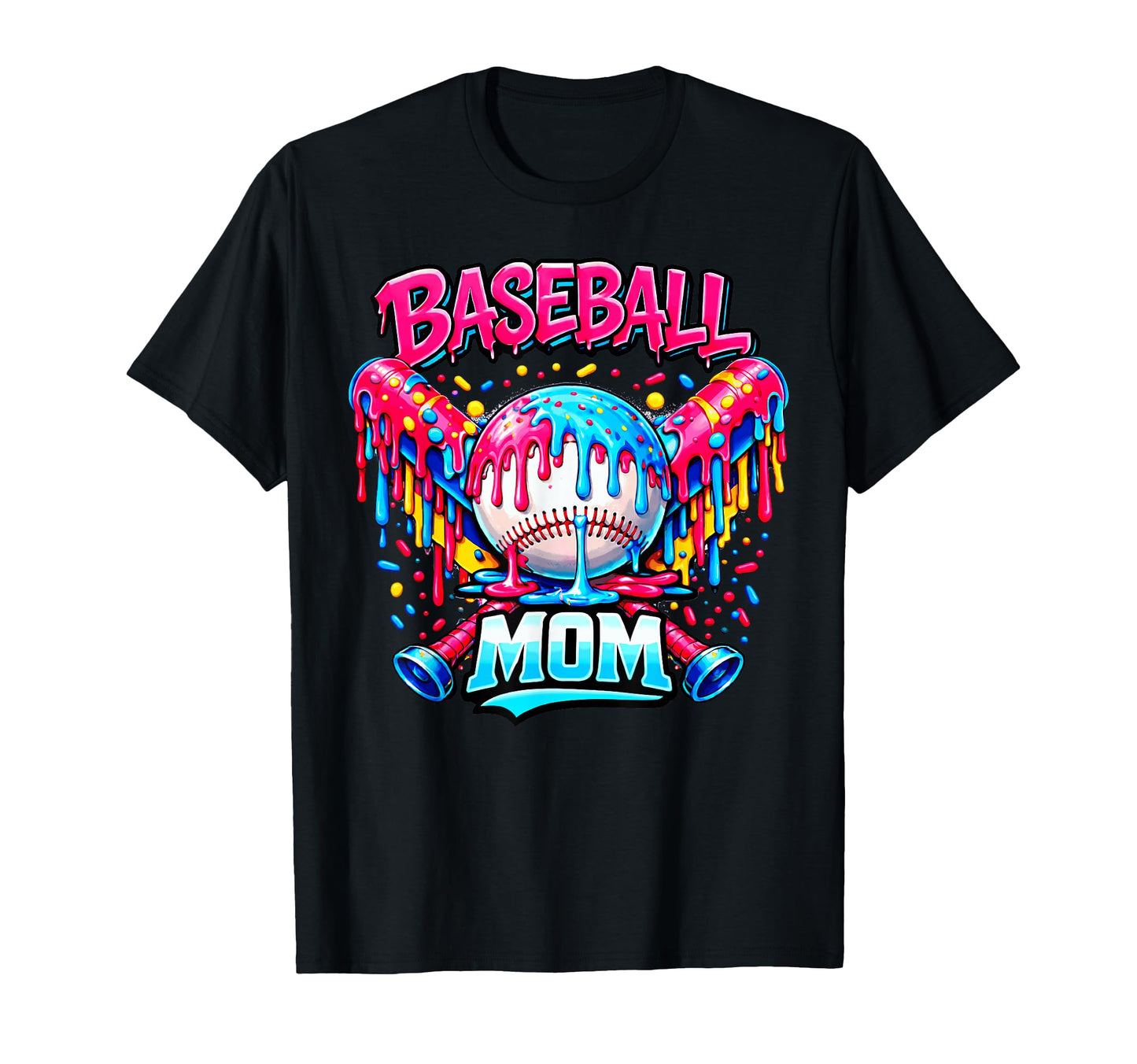 Baseball Mom Funny Mothers Day Ice T-Shirt - Minimalist Print Men Women - T-Shirt, Sweatshirt, Hoodie