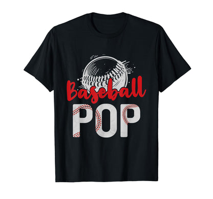 Baseball Pop Fathers Day Dad Grandpa T-Shirt - Streetwear Style Men Women - T-Shirt, Sweatshirt, Hoodie