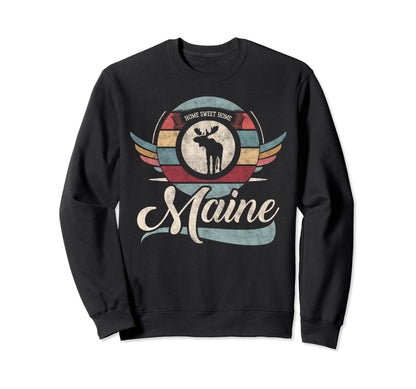 Maine State Animal Moose Lover Sweatshirt - Fun Novelty Design for Adults - T-Shirt, Sweatshirt, Hoodie