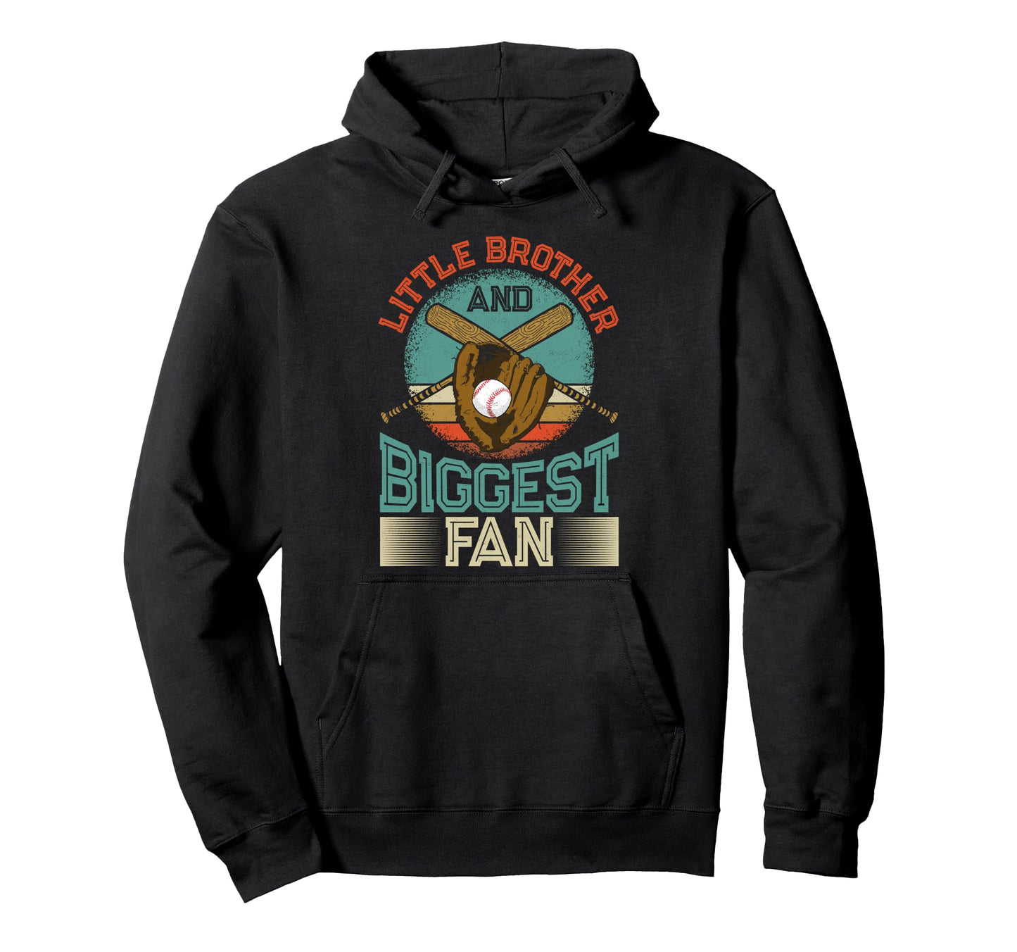 Baseball Fan Brother Little Brother And Hoodie - Streetwear Style Men Women - T-Shirt, Sweatshirt, Hoodie