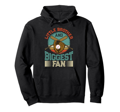 Baseball Fan Brother Little Brother And Hoodie - Streetwear Style Men Women - T-Shirt, Sweatshirt, Hoodie