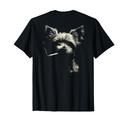 Yorkshire Terrier Smoking Cigarette T-Shirt - Streetwear Style Men Women - T-Shirt, Sweatshirt, Hoodie