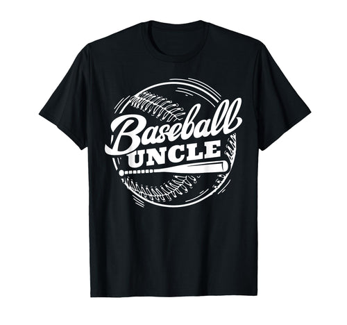 Proud Baseball Uncle T-Shirt - Novelty Apparel for Adults - T-Shirt, Sweatshirt, Hoodie