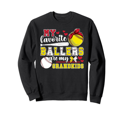 My Grandkids Baseball Softball Gigi Sweatshirt - Minimalist Print Unisex - T-Shirt, Sweatshirt, Hoodie