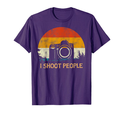 Shutterbug Pine Tree Camera Photographer T-Shirt - Graphic Print Men Women - T-Shirt, Sweatshirt, Hoodie
