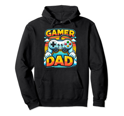 Gamer Dad Game Controller Gaming Hoodie - Streetwear Style for Adults - T-Shirt, Sweatshirt, Hoodie