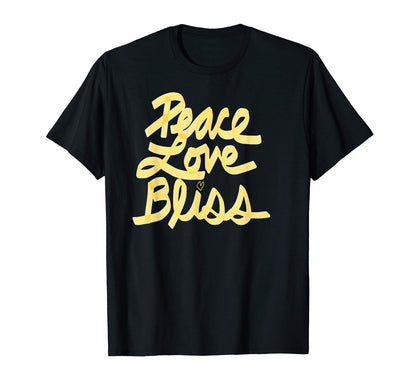 Peace Love Bliss T-Shirt - Minimalist Print Unisex - T-Shirt, Sweatshirt, Hoodie
