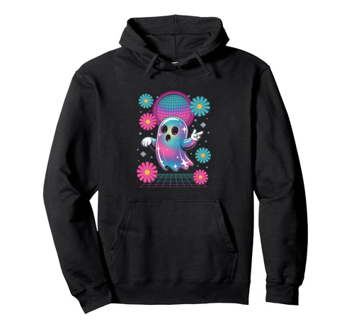 Ghost Disco Dance Vaporwave Aesthetic Hoodie - Aesthetic Graphic Unisex - T-Shirt, Sweatshirt, Hoodie