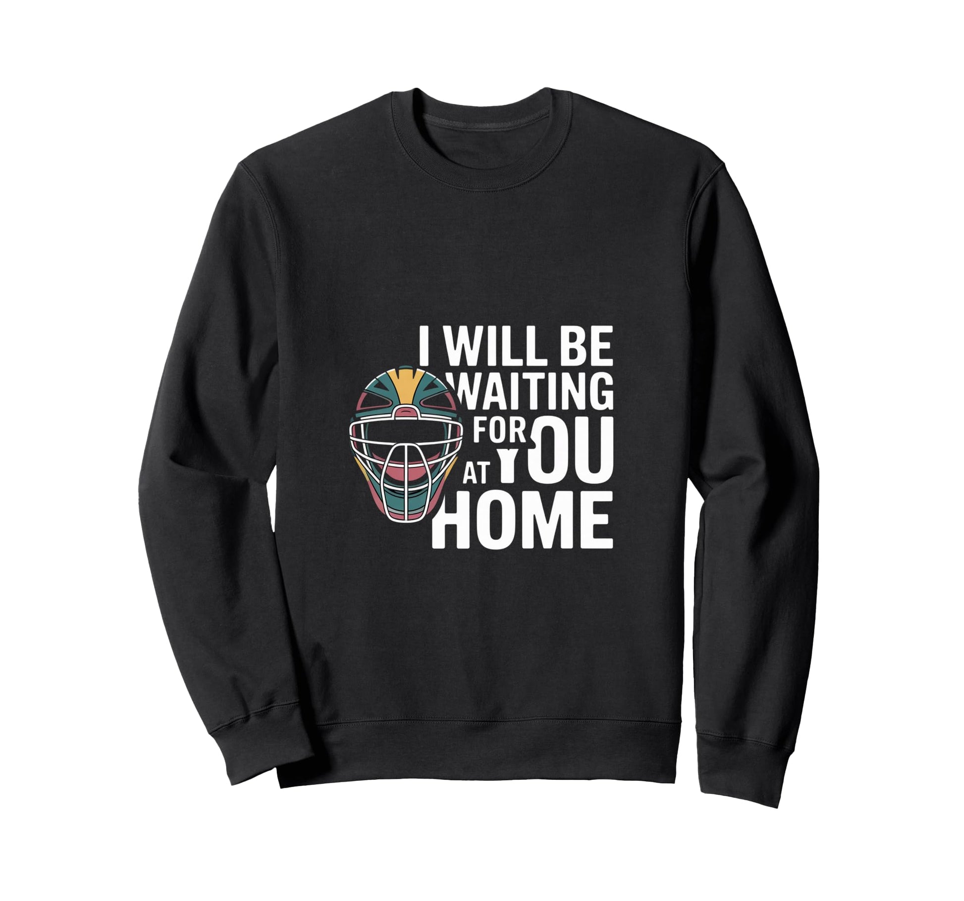 Funny Baseball Catcher Waiting Sweatshirt - Streetwear Style for Adults - T-Shirt, Sweatshirt, Hoodie