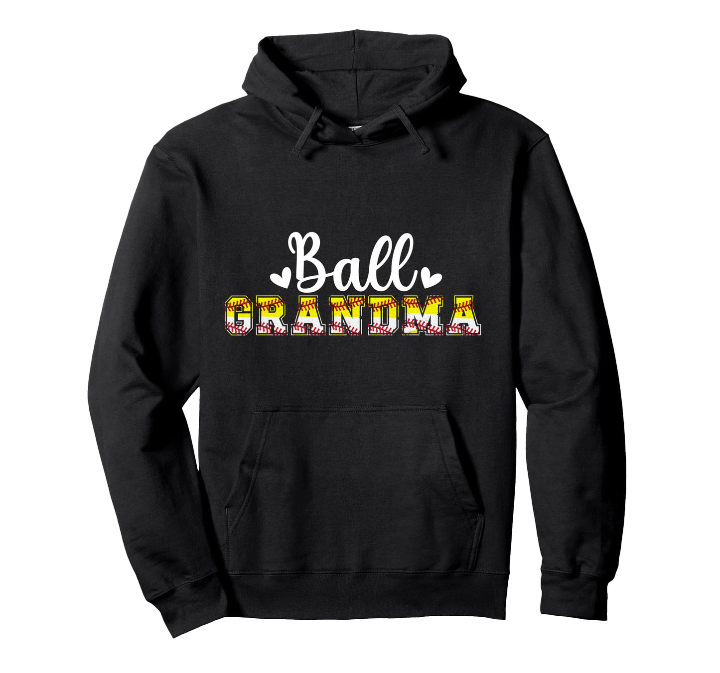 Ball Grandma Baseball Softball Grandma Hoodie - Streetwear Style for Adults - T-Shirt, Sweatshirt, Hoodie
