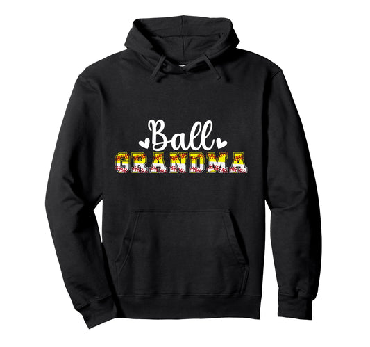 Ball Grandma Baseball Softball Grandma Hoodie - Streetwear Style for Adults - T-Shirt, Sweatshirt, Hoodie
