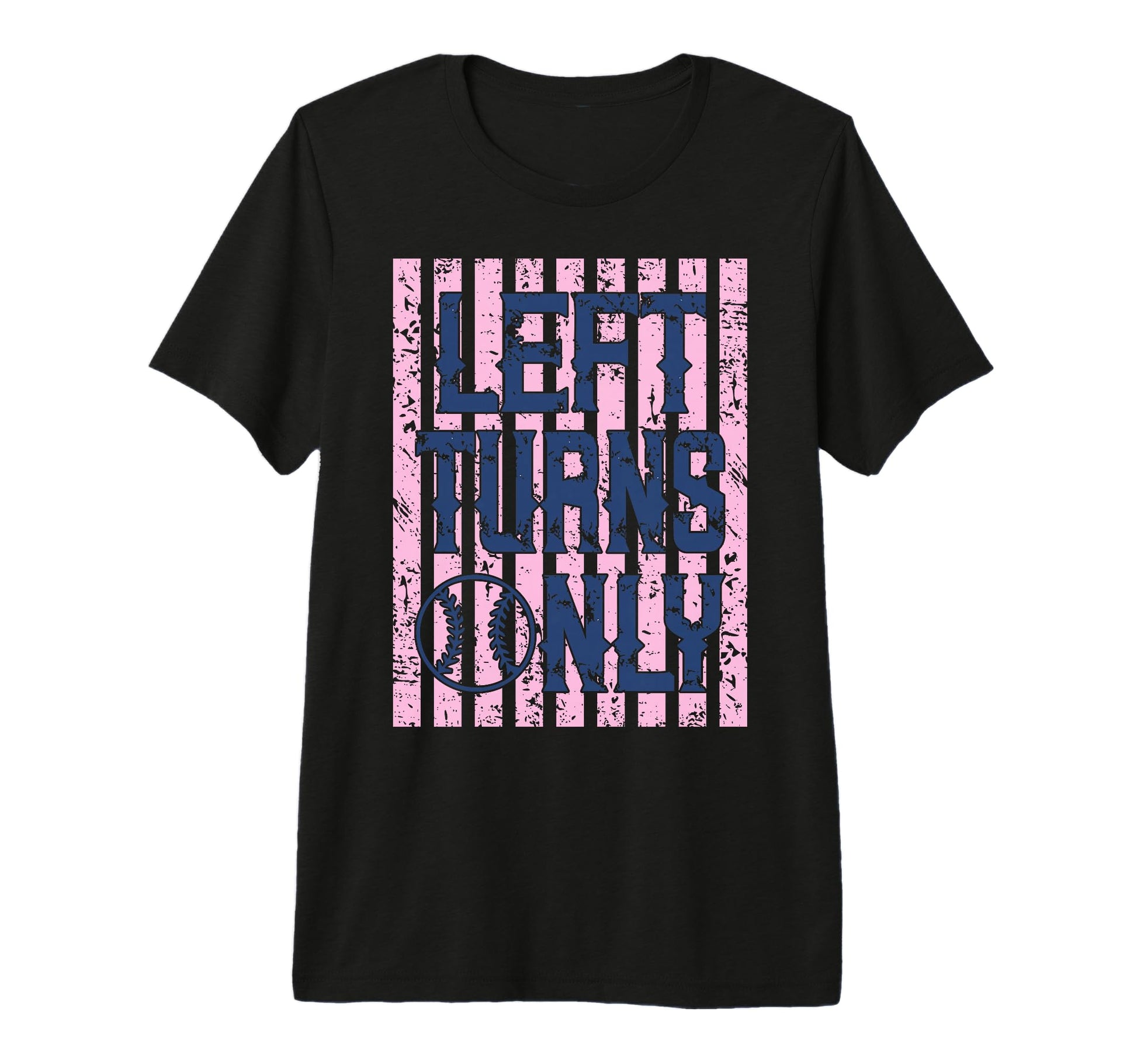 Play Ball Baseball Mom Left Turn T-Shirt - Unique Graphic for Adults - T-Shirt, Sweatshirt, Hoodie