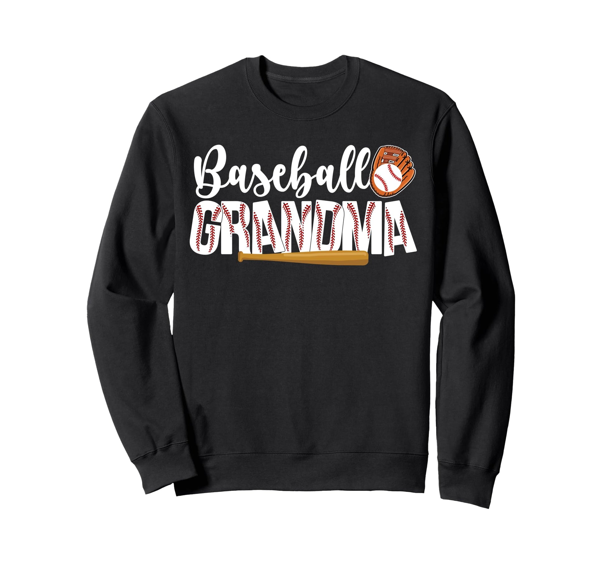 Best Baseball Grandma Baseball Sweatshirt - Graphic Print for Adults - T-Shirt, Sweatshirt, Hoodie