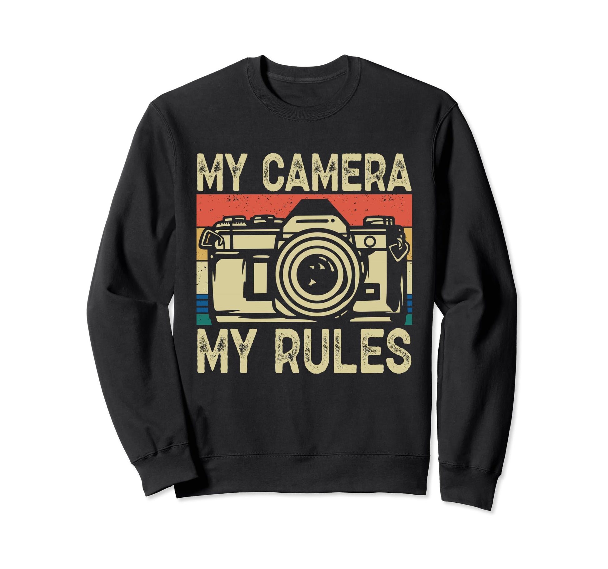Photo Camera Photographer Flash Sweatshirt - Unique Graphic for Adults - T-Shirt, Sweatshirt, Hoodie