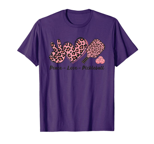 Peace Love Pickleball Ladies T-Shirt - Casual Everyday Wear Unisex - T-Shirt, Sweatshirt, Hoodie