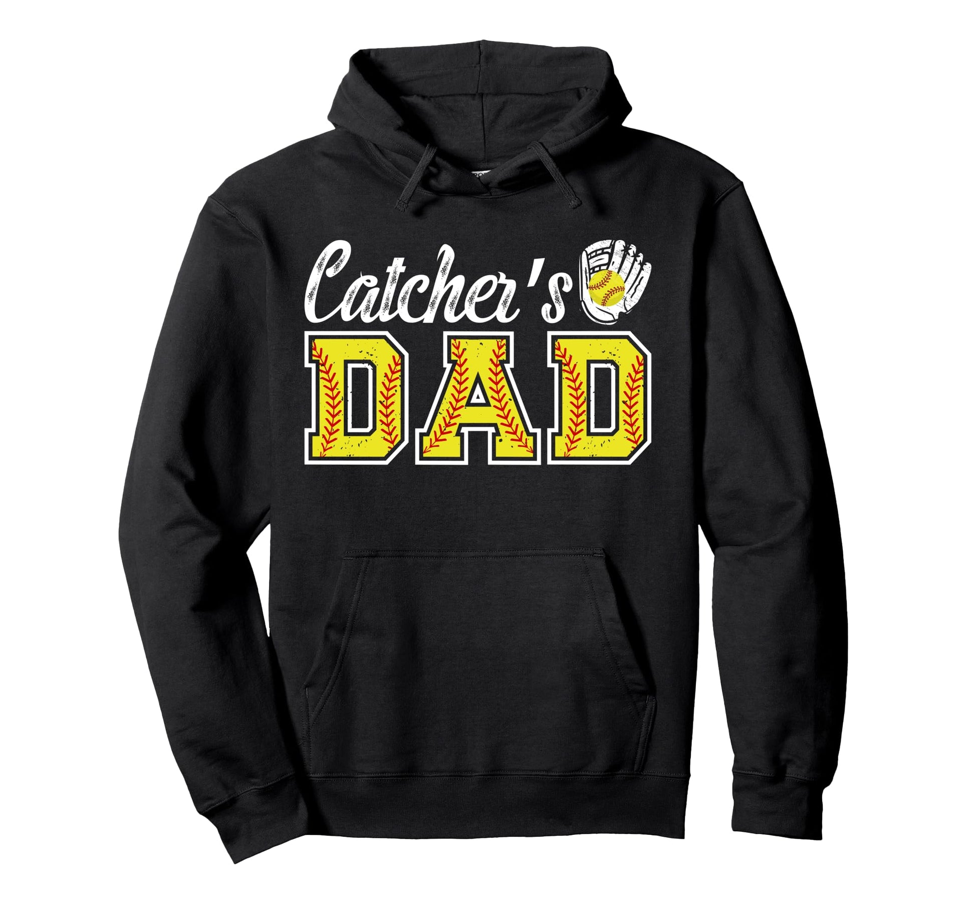 Softball Catcher Dad Softball Catcher Hoodie - Unique Graphic Men Women - T-Shirt, Sweatshirt, Hoodie