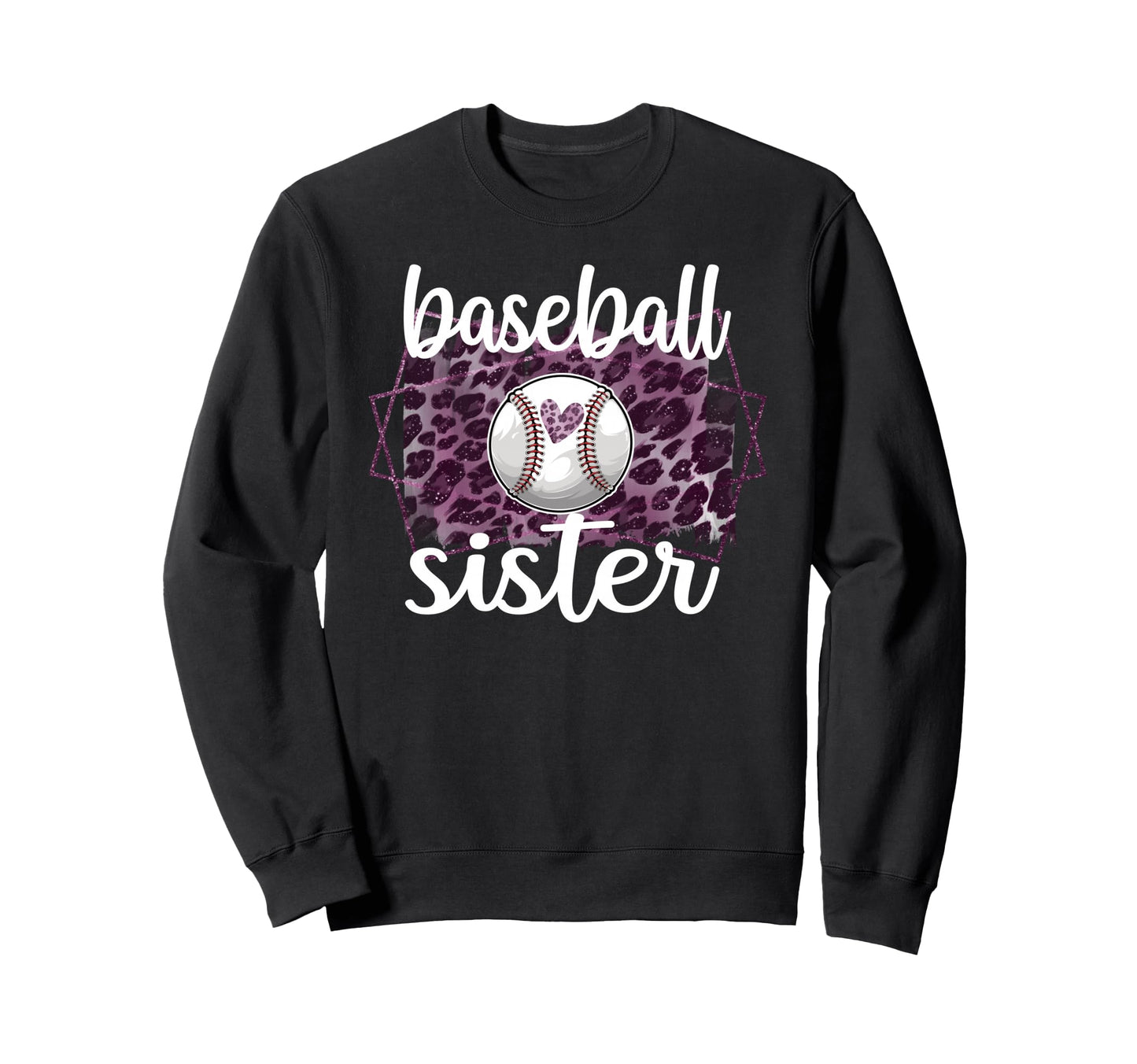 Proud Baseball Sister Baseball Sweatshirt - Minimalist Print Men Women - T-Shirt, Sweatshirt, Hoodie