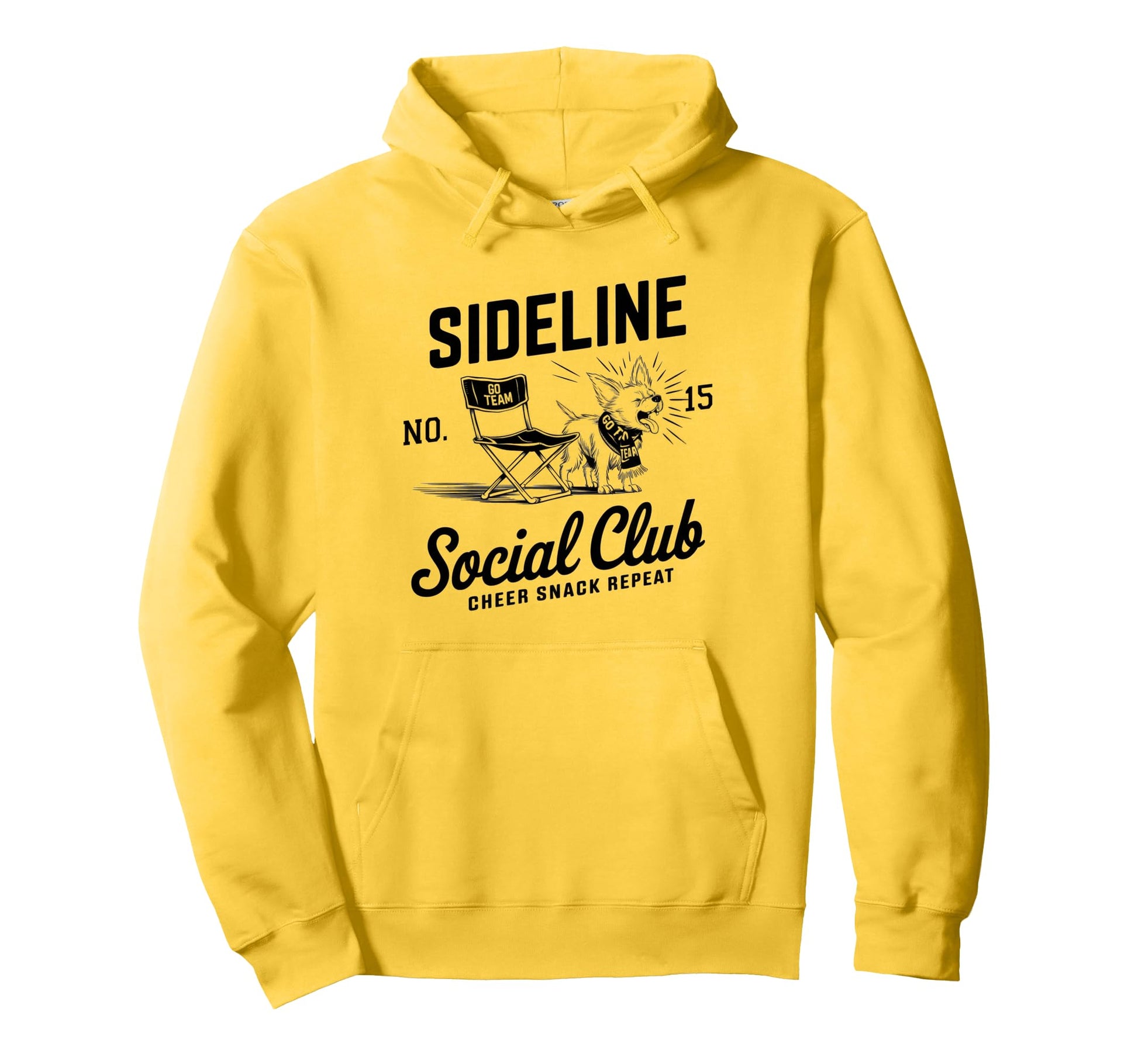 Sideline Social Club Soccer Mom Game Hoodie - Novelty Apparel for Adults - T-Shirt, Sweatshirt, Hoodie