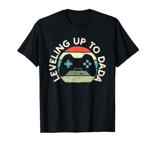 Mens Leveling Up To Dad Gaming T-Shirt - Unique Graphic for Adults - T-Shirt, Sweatshirt, Hoodie