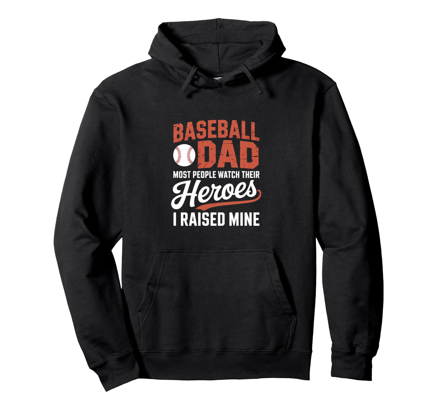 Baseball Dad Most People Watch Their Hoodie - Minimalist Print Unisex - T-Shirt, Sweatshirt, Hoodie