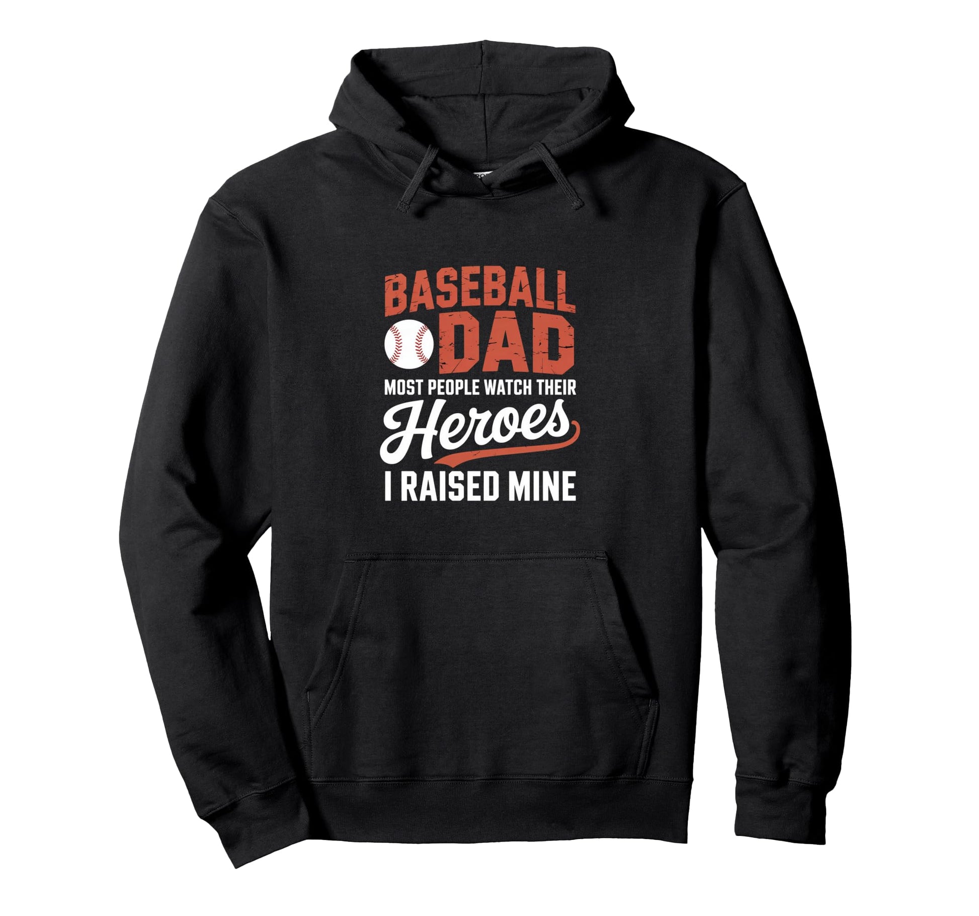 Baseball Dad Most People Watch Their Hoodie - Minimalist Print Unisex - T-Shirt, Sweatshirt, Hoodie