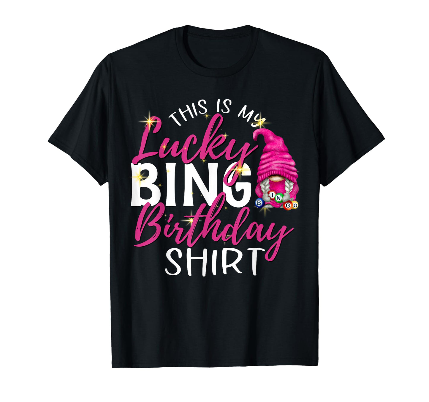 This Is My Lucky Bingo Birthday Peace T-Shirt - Minimalist Print Men Women - T-Shirt, Sweatshirt, Hoodie