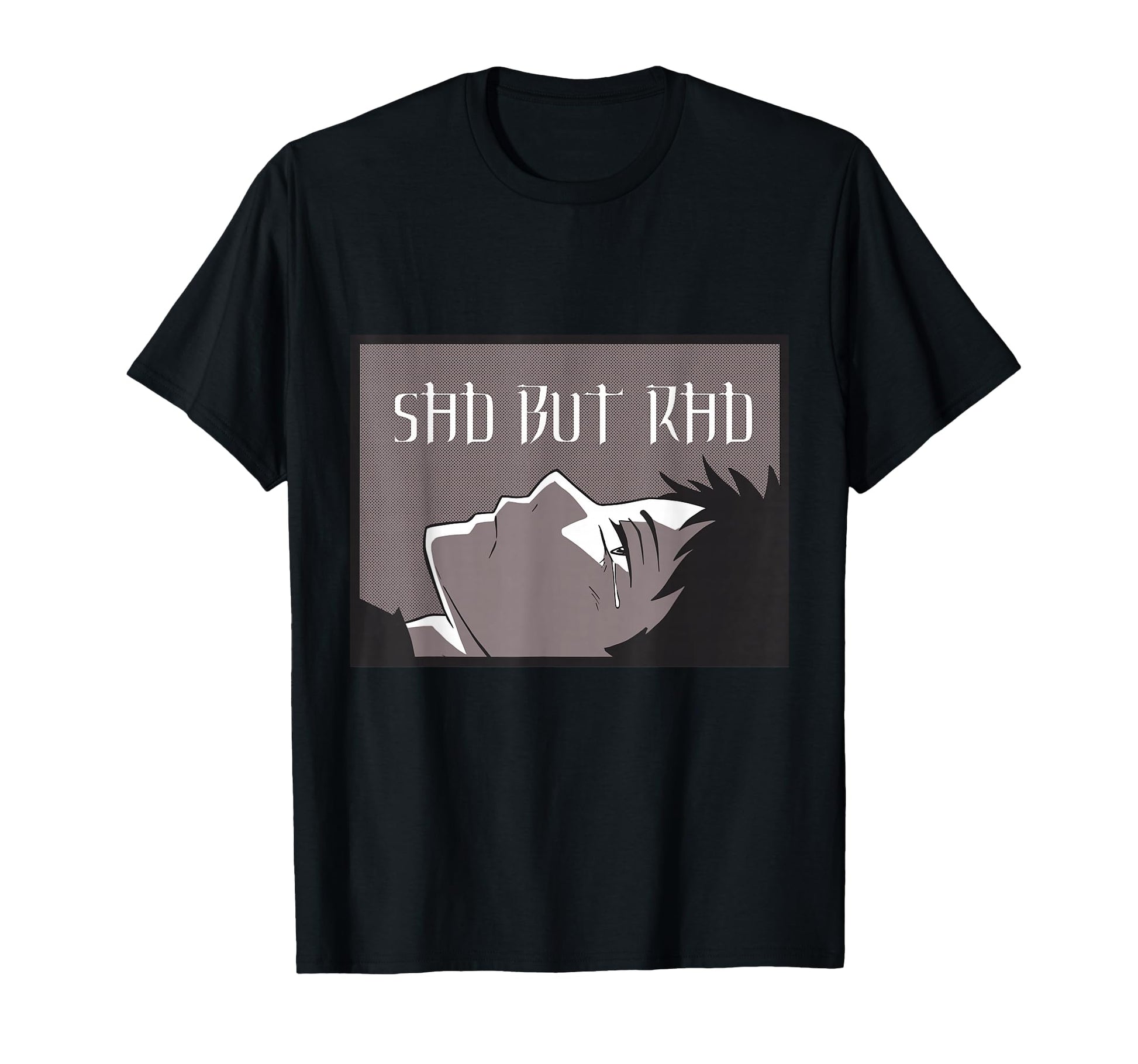 Sad But Rad Alt Aesthetic Goth Eboy Sad T-Shirt - Trendy Graphic Men Women - T-Shirt, Sweatshirt, Hoodie