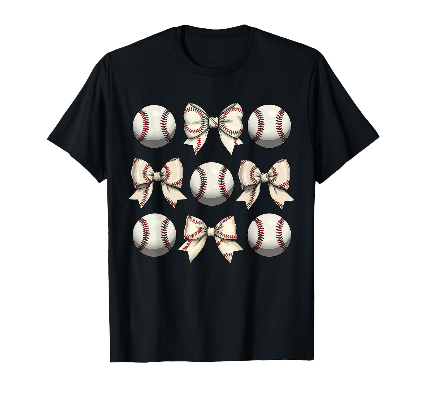 Baseball Coquette Bow Mothers Day T-Shirt - Aesthetic Graphic Unisex - T-Shirt, Sweatshirt, Hoodie