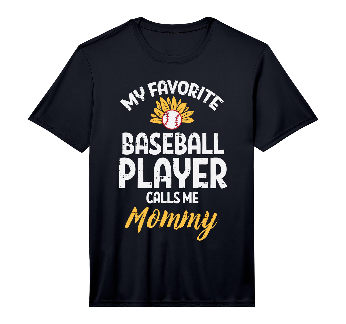 Mens My Favorite Baseball Player Mommy T-Shirt - Graphic Print Men Women - T-Shirt, Sweatshirt, Hoodie