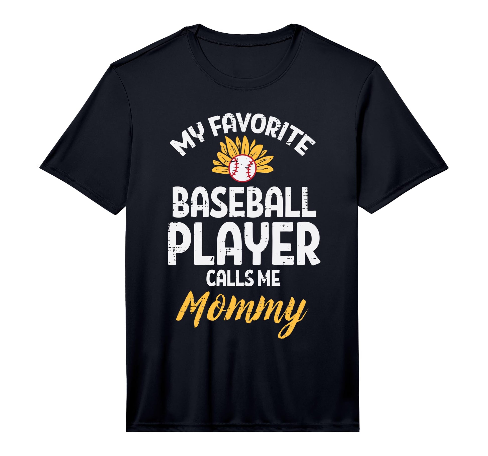Mens My Favorite Baseball Player Mommy T-Shirt - Graphic Print Men Women - T-Shirt, Sweatshirt, Hoodie