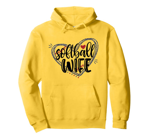 Softball Wife When You Or Your Husband Hoodie - Aesthetic Graphic Unisex - T-Shirt, Sweatshirt, Hoodie