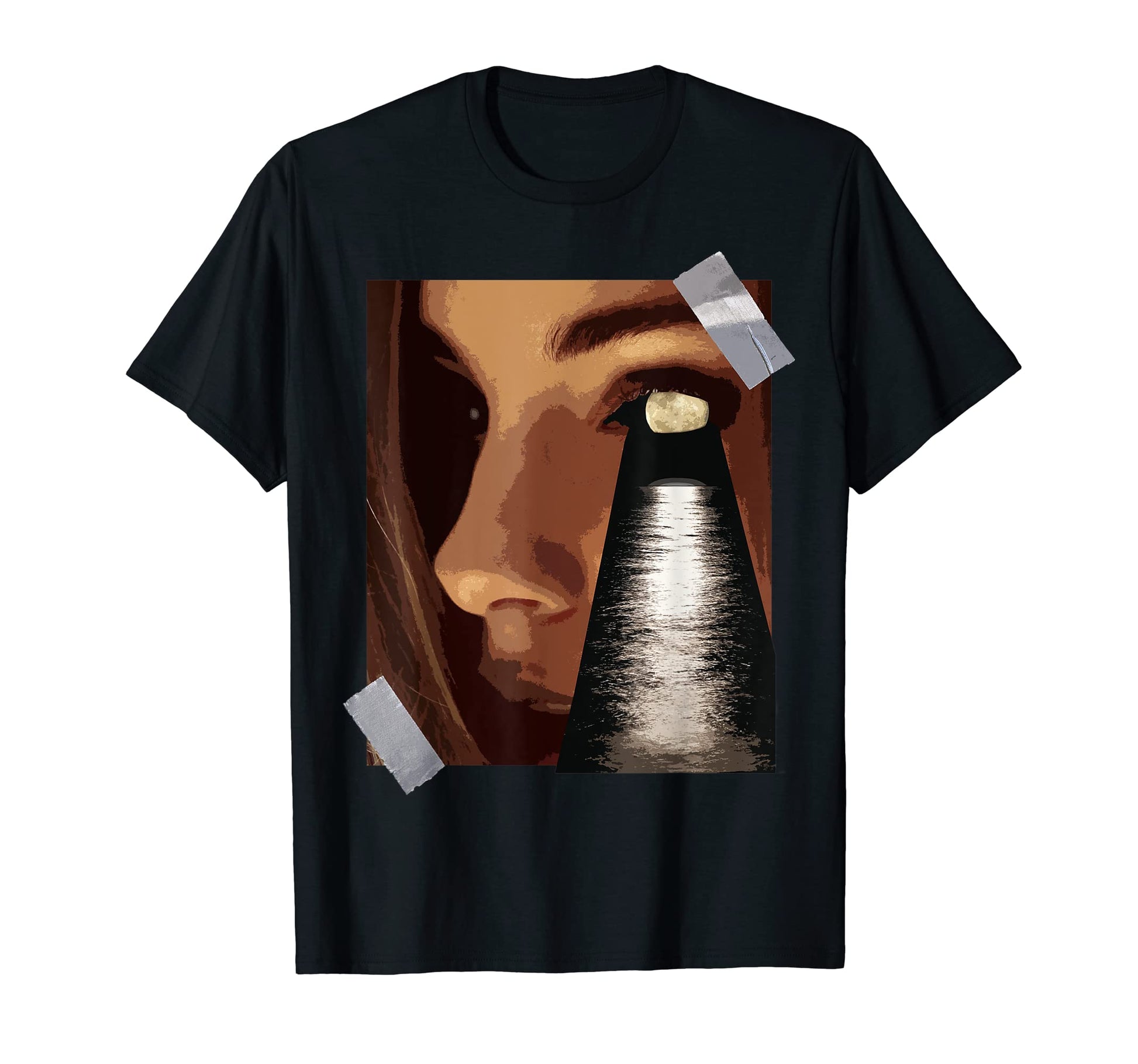 Aesthetic Streetwear Moonlight T-Shirt - Fun Novelty Design for Adults - T-Shirt, Sweatshirt, Hoodie