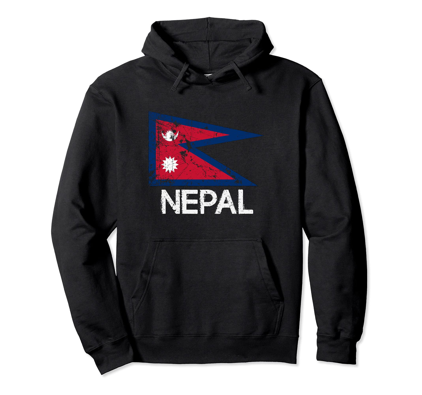 Nepalese Nepali Flag Made Nepal Gift Hoodie - Streetwear Style Unisex - T-Shirt, Sweatshirt, Hoodie