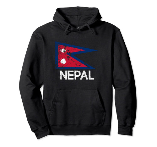 Nepalese Nepali Flag Made Nepal Gift Hoodie - Streetwear Style Unisex - T-Shirt, Sweatshirt, Hoodie