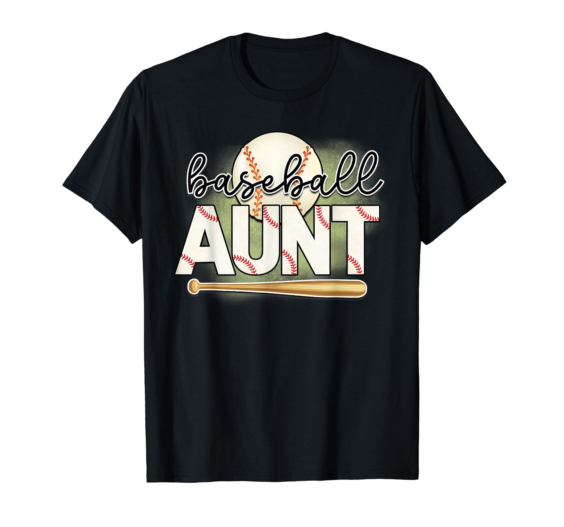 Baseball Aunt Is Baseball Fan Is Baseball T-Shirt - Trendy Graphic Unisex - T-Shirt, Sweatshirt, Hoodie