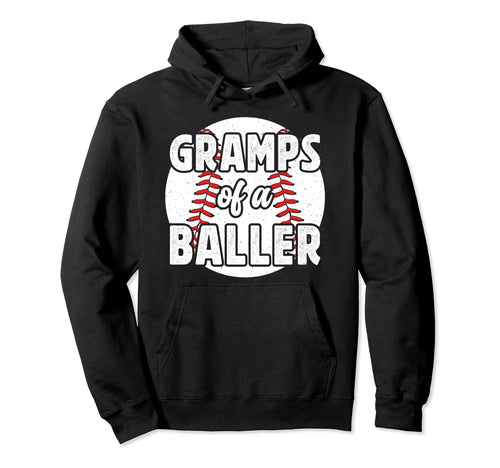 Gramps Baller Baseball Gramps Hoodie - Custom Art Print for Adults - T-Shirt, Sweatshirt, Hoodie