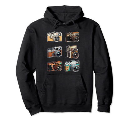 Camera Lover Photographer Film Hoodie - Fun Novelty Design Men Women - T-Shirt, Sweatshirt, Hoodie