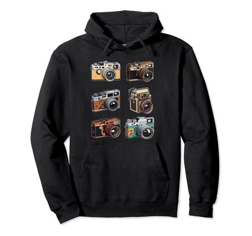 Camera Lover Photographer Film Hoodie - Fun Novelty Design Men Women - T-Shirt, Sweatshirt, Hoodie