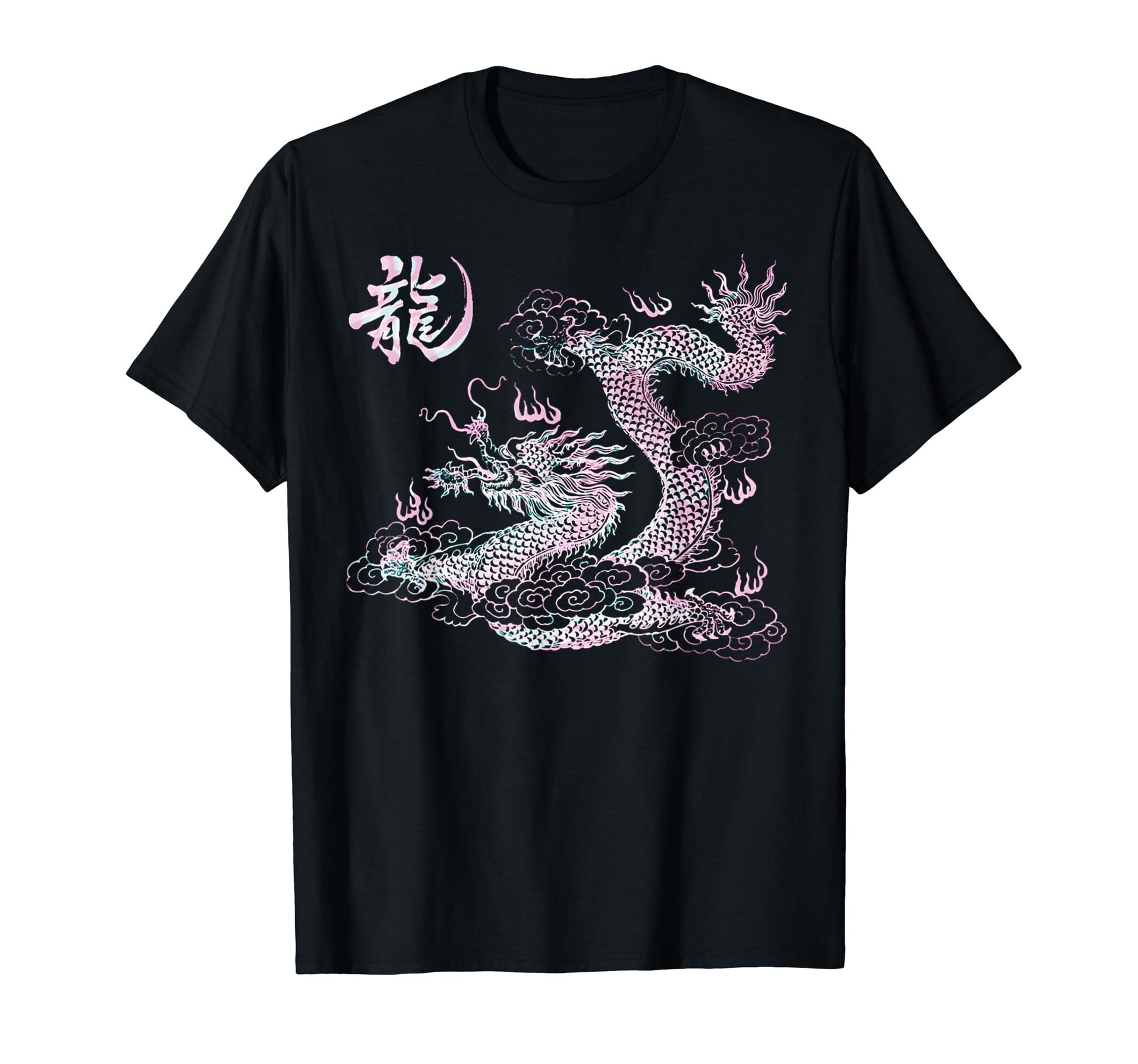 Japanese Dragon Vaporwave Asian T-Shirt - Trendy Graphic Men Women - T-Shirt, Sweatshirt, Hoodie