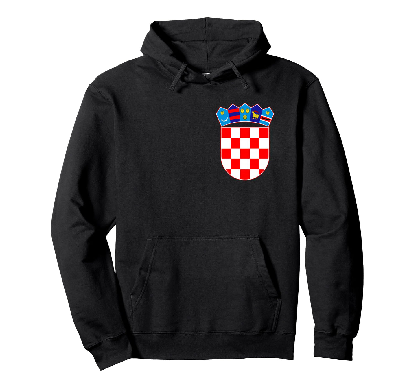 Croatia Cheer Country Dad Born Flag Hoodie - Minimalist Print for Adults - T-Shirt, Sweatshirt, Hoodie